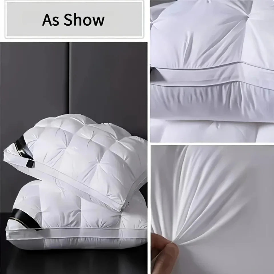 Comfortable Pillows for Sleeping 5-star Hotel Pillow Three-dimensional Soft Bilateral Washed Solid Color Pillow Sleeping Pillows
