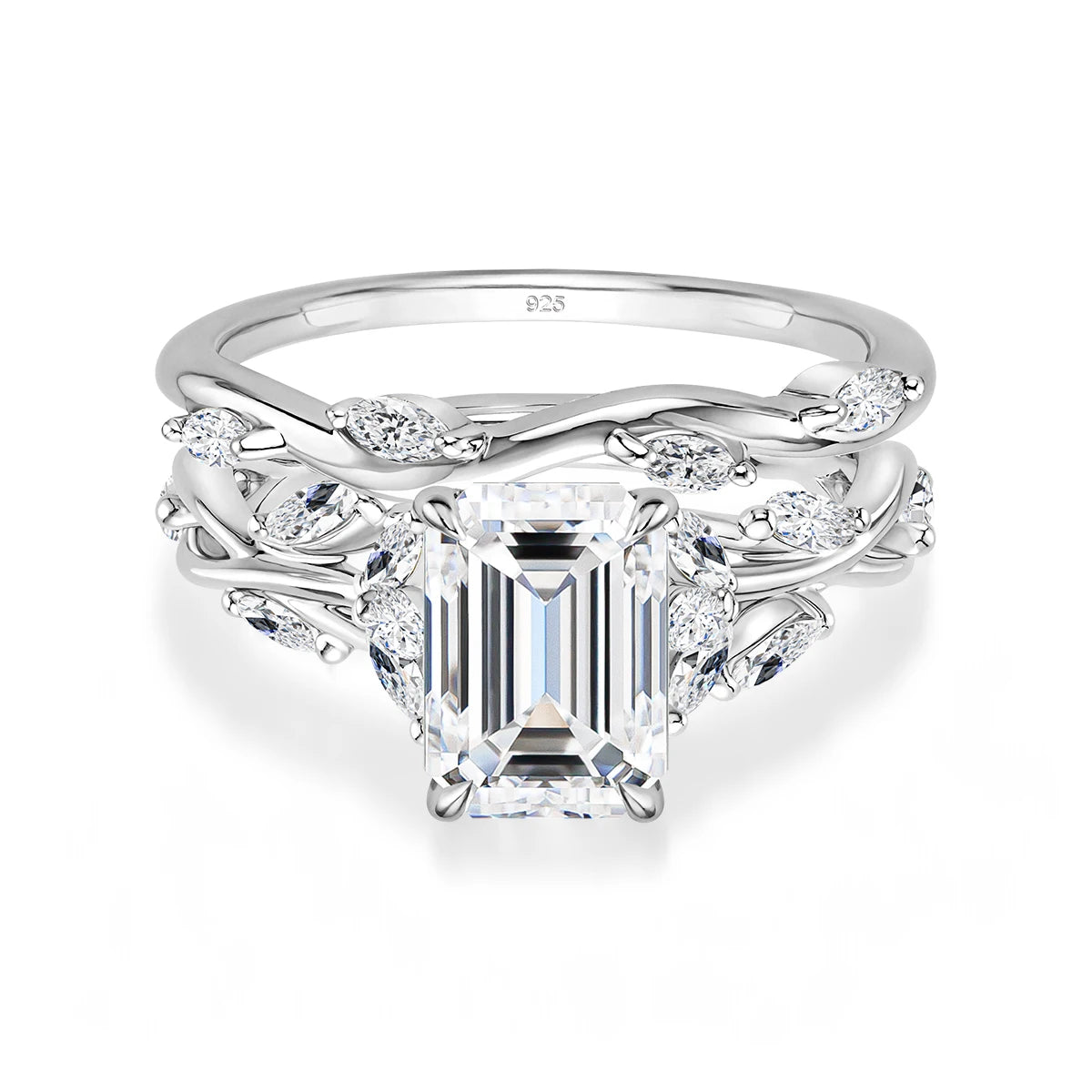 Luxury Quality 14K Gold Filled 3CT Marquise Cut Moissanite Wedding Ring D Color Certified Silver 925 Anniversary Jewelry for her
