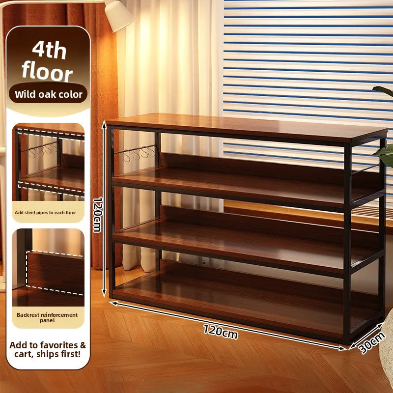 Bookshelf Floor-to-ceiling shelf Integrated wall-to-wall multi-layer storage rack Bedroom wall display cabinet Office shelf