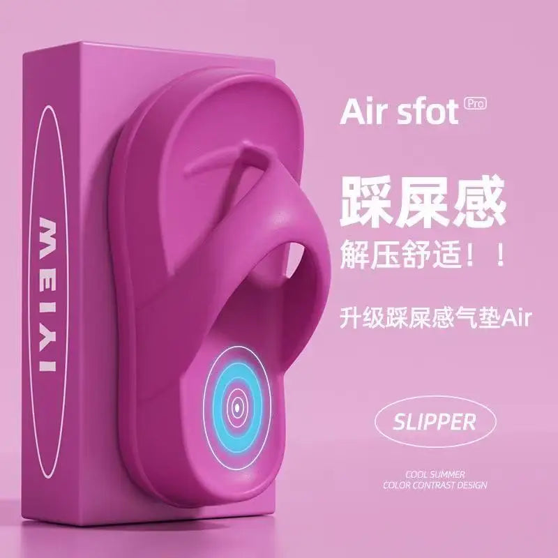 Platform Flip Flops for Women: Thick Cushioned Sole, Beach Slipper, Home Comfort, Summer Sandals
