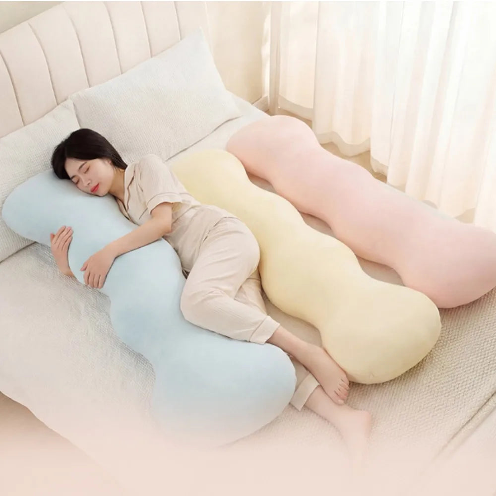 Pillows for Sleeping Detachable and Washable Ice Silk Women's Sleeping Leg Clip Long Pillow for Pregnant Women's Side Sleeping