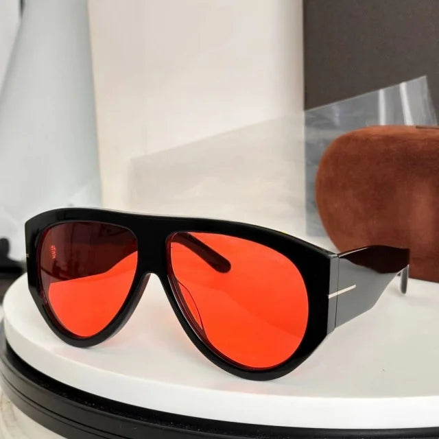Fashion Large Frame Pilot Sunglasses For Ladies Brand Desinger Men Thick Eyeware Shades Women Oversized Simple SUN GLASSES