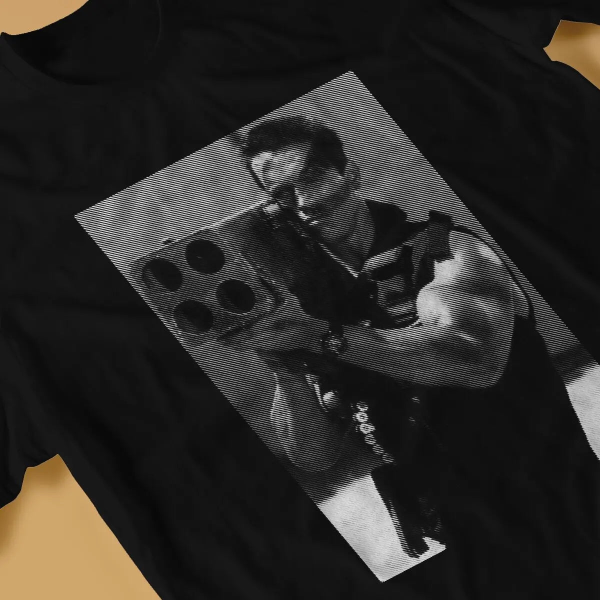 Men T-Shirts commando Novelty Pure Cotton Tees Short Sleeve Arnold Schwarzenegger T Shirt Round Neck Clothing Birthday Present