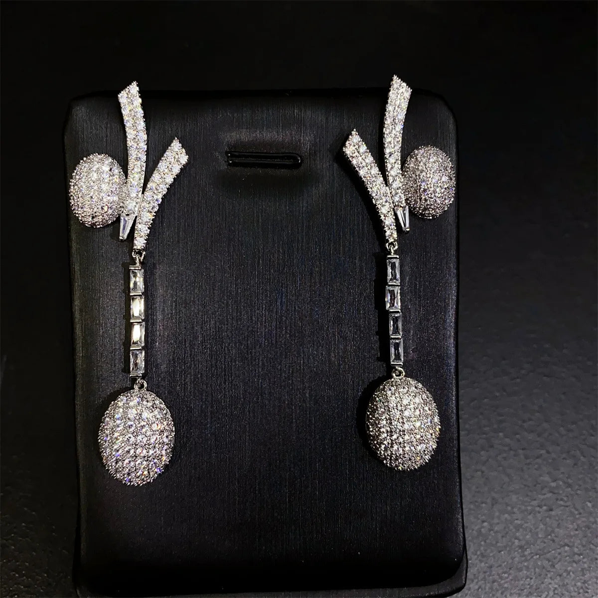 New Ladies Jewellery 2 Pcs Luxury Flower Personalised Necklace Earrings Dress Accessories Summer Prom Wedding Party Gift M-427