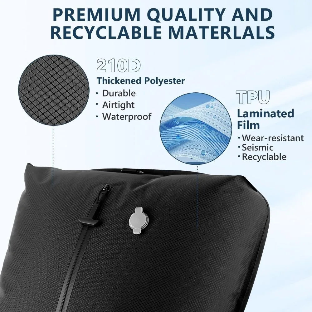 Reusable Vacuum Bags for Travel Dustproof Space Saver Vacuum Compression Bag Waterproof Luggage Vacuum Storage Bag Suitcase