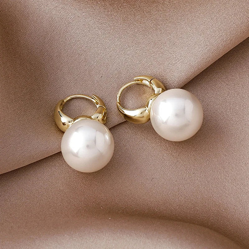 Japan Akoya HUGE AAA 11-12mm Natural White Round Pearl Earrings S925