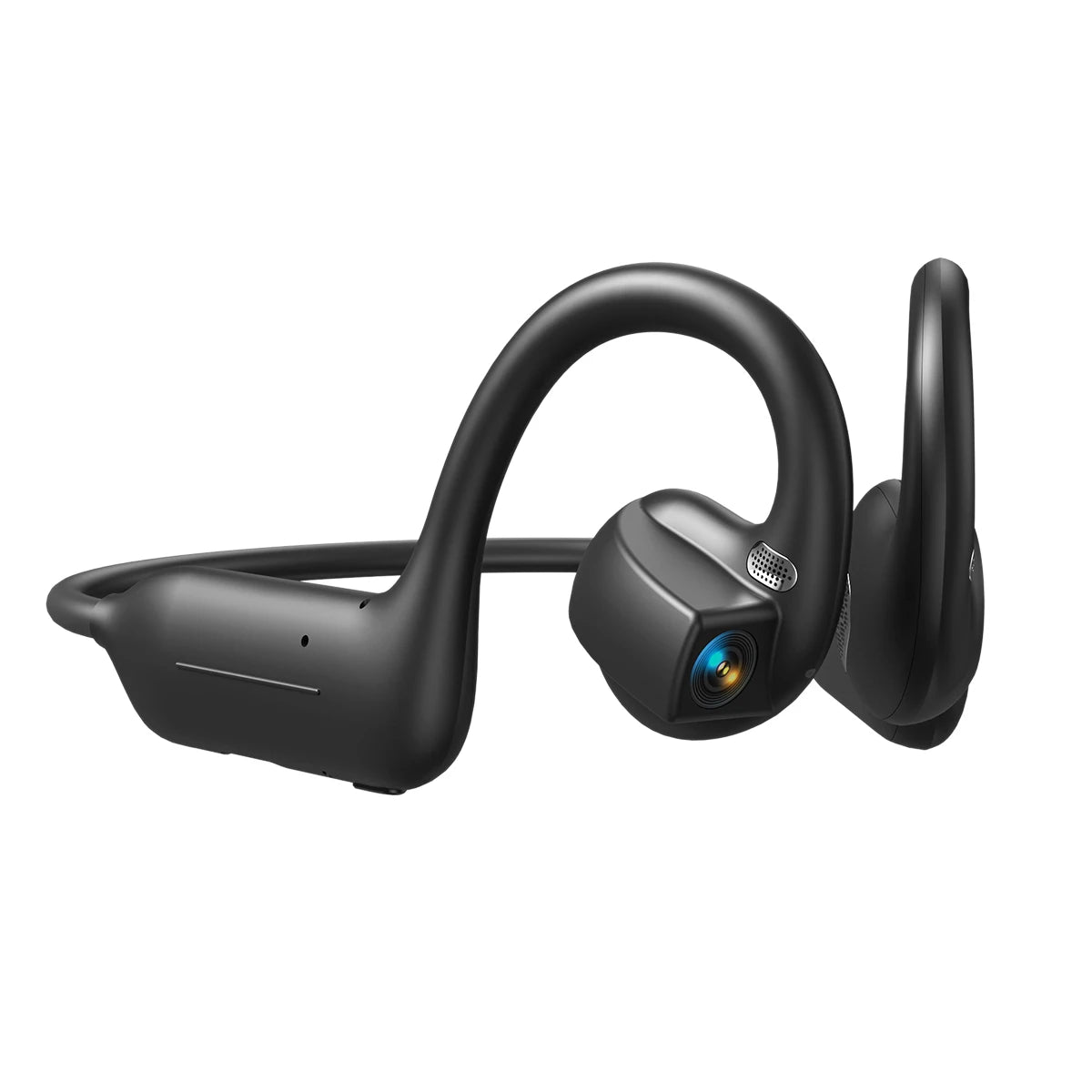 Bone Conduction Bluetooth Earphones 8MP HD Camera  Wireless Earbuds AI Assistant Translation Object Recognition Headphones E12