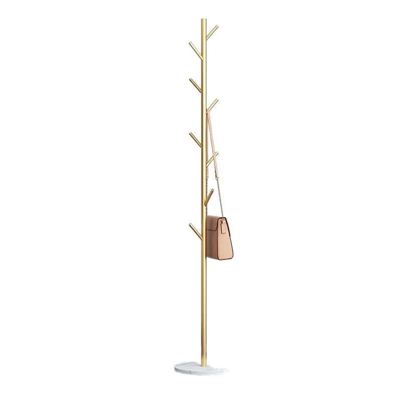 Marble Clothes Hanger Floor-Standing Bedroom Rack Simple Coat Stand Popular Clothes Organizer Luxury Garment Display
