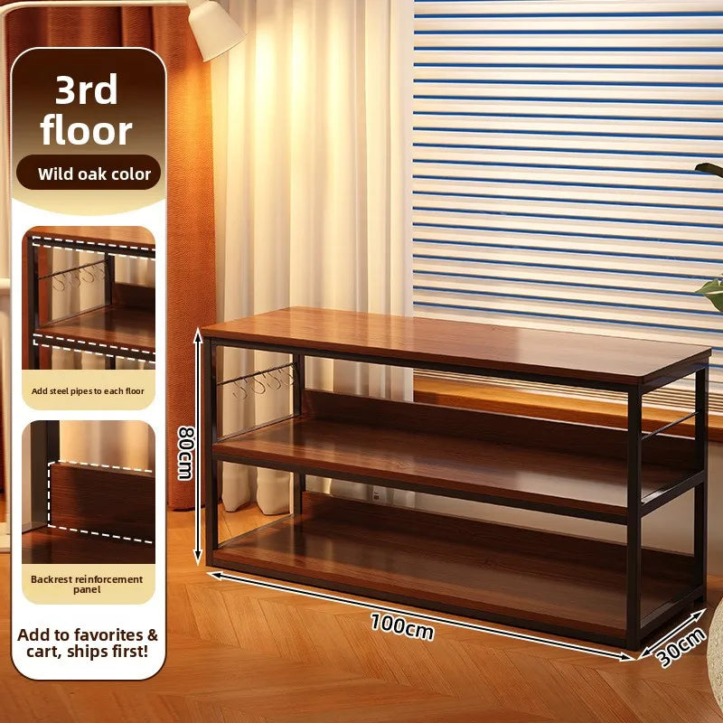 Bookshelf Floor-to-ceiling shelf Integrated wall-to-wall multi-layer storage rack Bedroom wall display cabinet Office shelf
