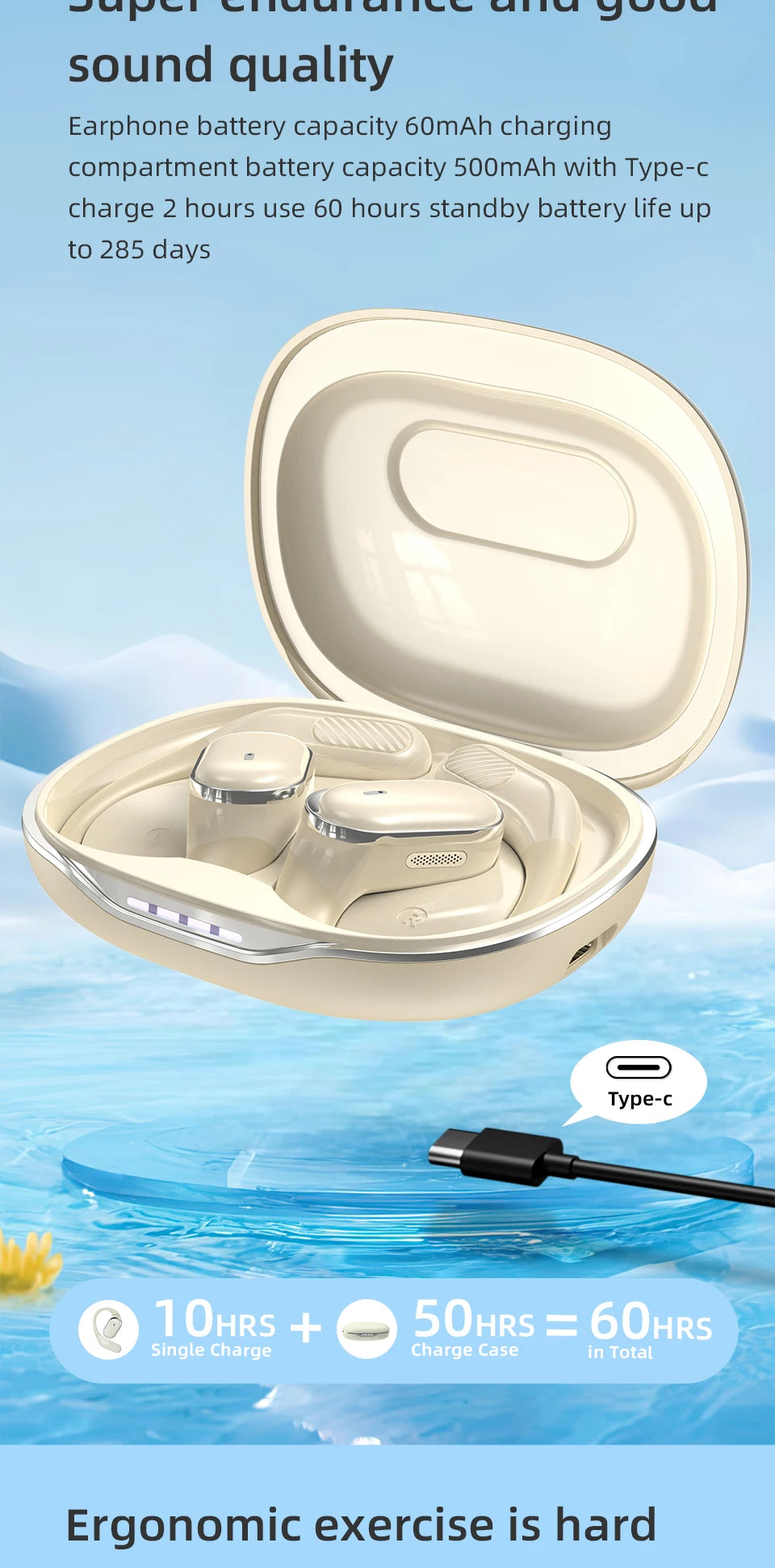 TWS Wireless Bluetooth Earbuds: Original GDLYL T6 Bluetooth V5.4, LED Digital Display Charging Case, Noise Reduction, Waterproof Headset