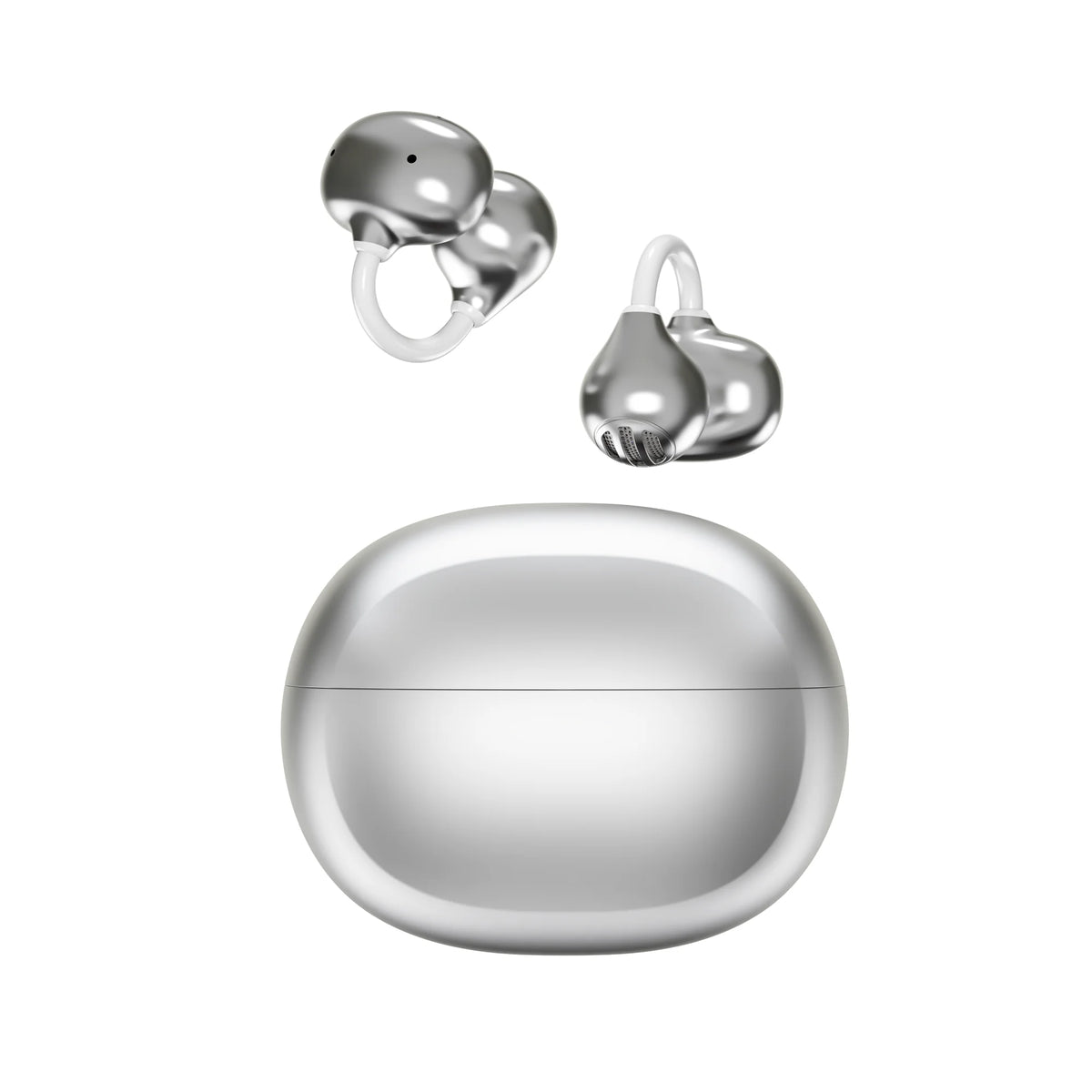 Ear Clip Earbuds Open Ear Wireless Earphones Bluetooth 6.0 Clip On Sports Headphones Super Bass IP55 Ear Buds HiFi Music Headset