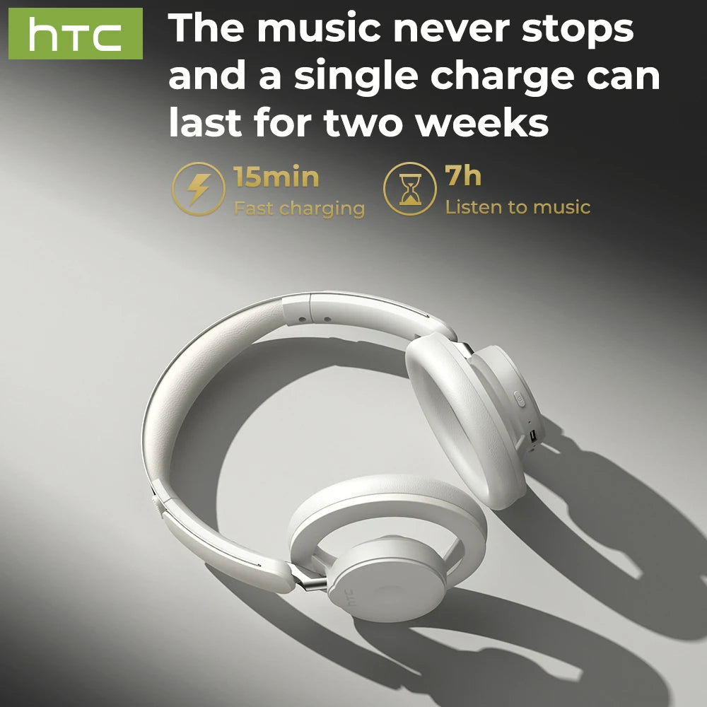 Bluetooth Wireless Headset HTC HP06 OWS TWS Open Ear Hook Sports Earbuds BT6.0 IPX5 HiFi Sound Headphones Type C Choice