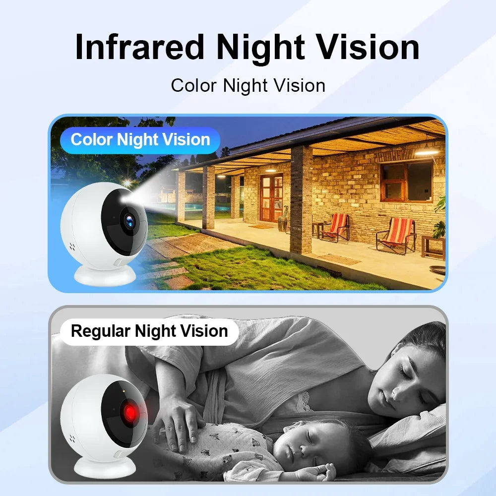 2K 5MP Wireless Security Camera - Magnetic Mount Battery Cam with AI Motion Detection, Indoor Outdoor HD Surveillance for Home