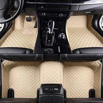 Custom Car Floor Mats For BAIC MOTOR 212 T01 2023-2026 3 PCS All Weather Auto Accessories Foot Leather Carpets Fashion Rugs Pads