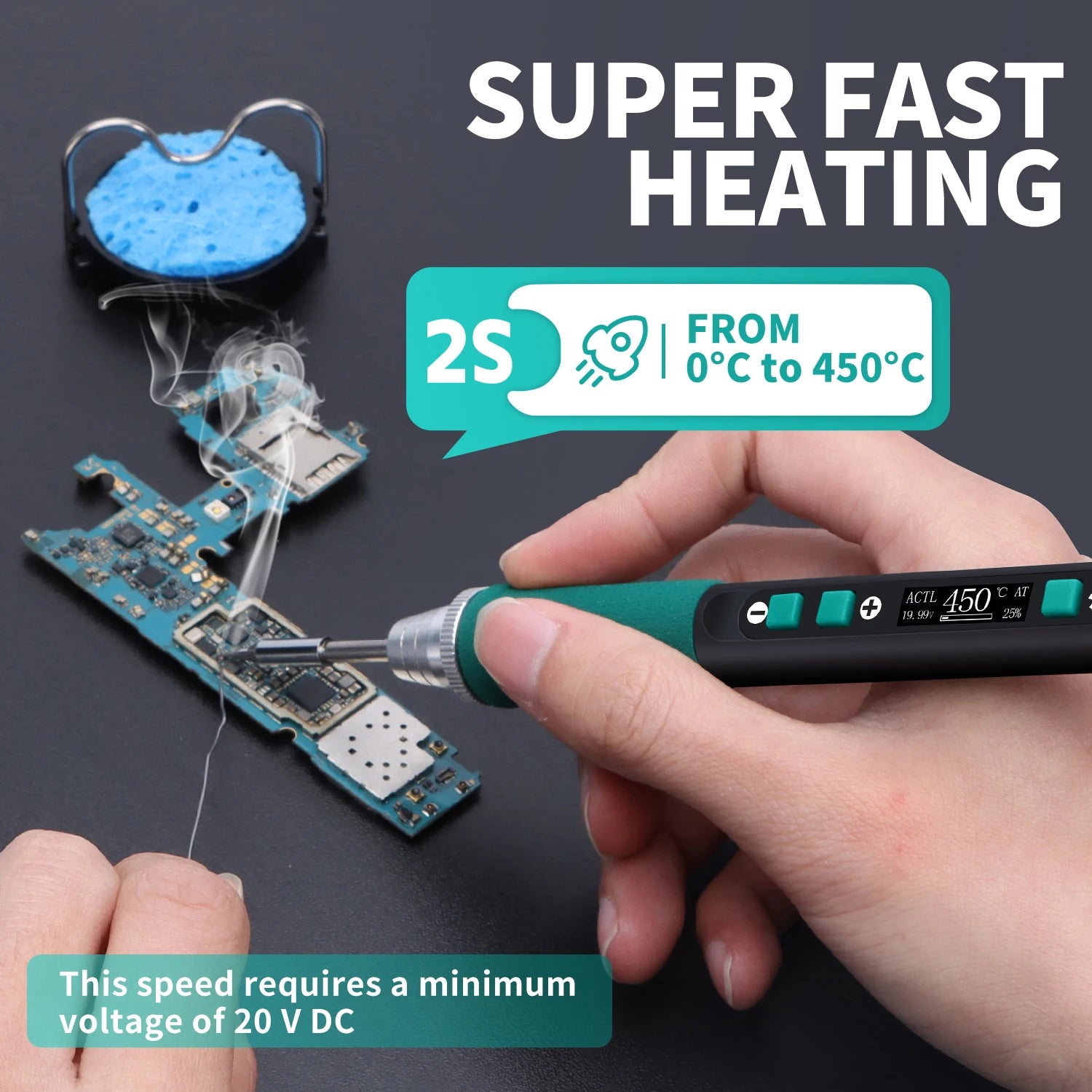 YIHUA 928D-IV C235 Smart Electric Soldering Iron Adjustable Temperature Portable Precision Soldering Iron Station Kit