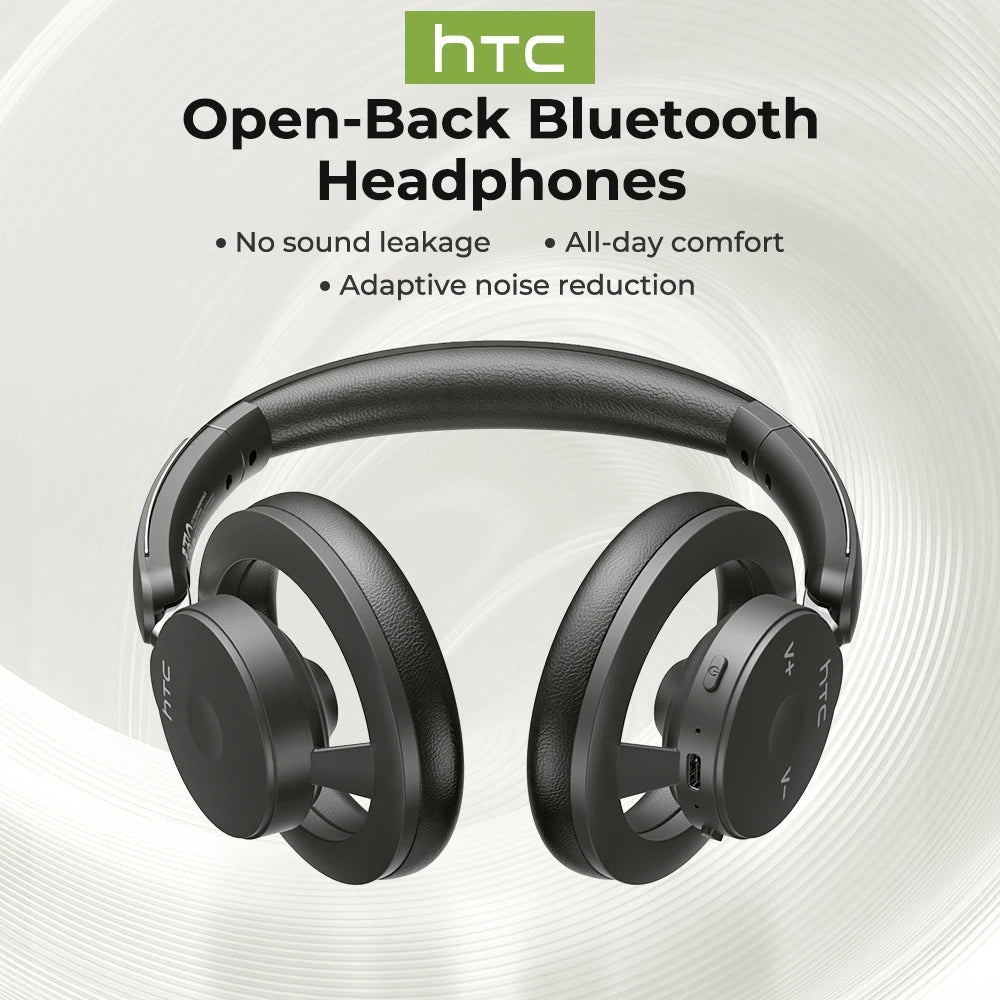 Bluetooth Wireless Headset HTC HP06 OWS TWS Open Ear Hook Sports Earbuds BT6.0 IPX5 HiFi Sound Headphones Type C Choice
