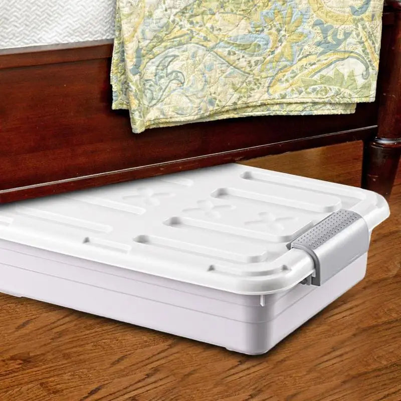 Under Bed Organizer Under Bed Storage Containers Waterproof With Casters Large Capacity Space Saving Storage Supplies