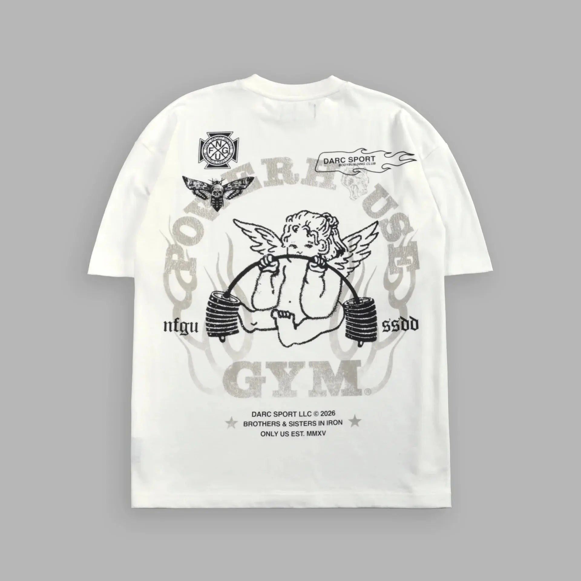 NEW Men's T-shirt Gym Fitness Male Training Workout Tee Top Short Sleeve Cotton Comfort Streetwear Oversized T Shirt Men Clothes