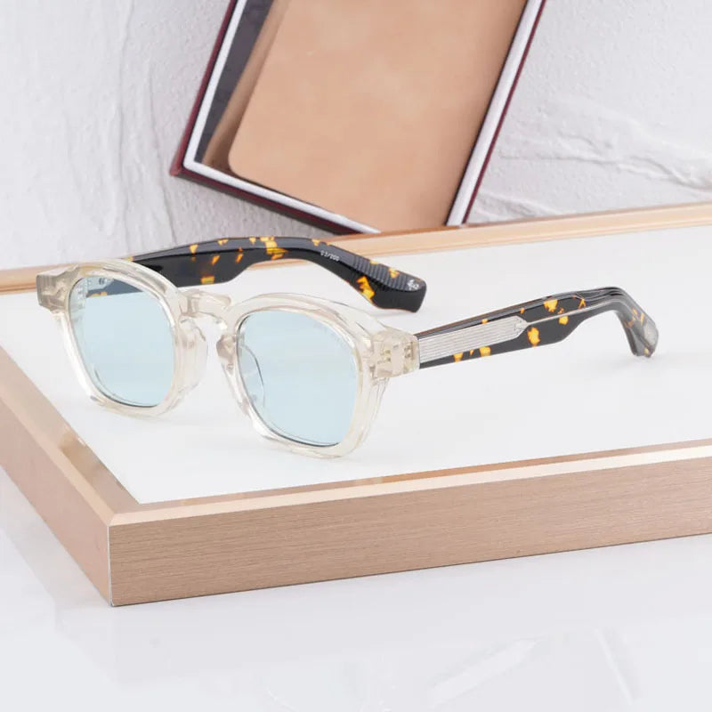 Zephirin 10th Anniversary Sunglasses Men And Women Thick Acetate Luxury Fashion Design UV400 Classical Vintage Glasses With Case