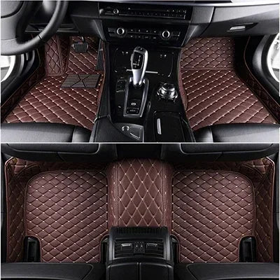 Custom Car Floor Mats For BAIC MOTOR 212 T01 2023-2026 3 PCS All Weather Auto Accessories Foot Leather Carpets Fashion Rugs Pads