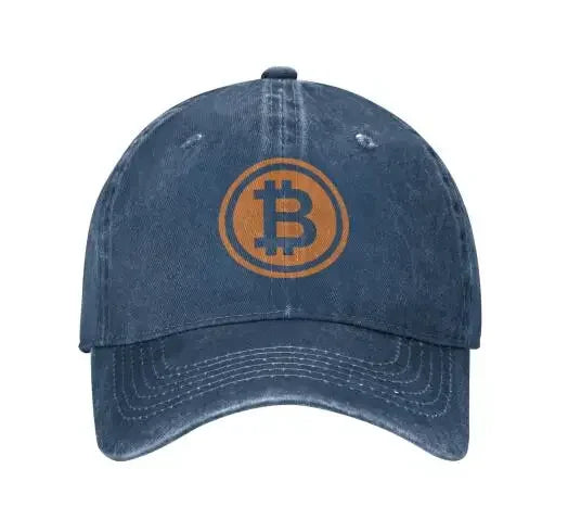 Baseball Cap Men Bitcoin Logo Fashion Caps Hats for Logo Asquette Homme Dad Hat for Men Trucker Cap