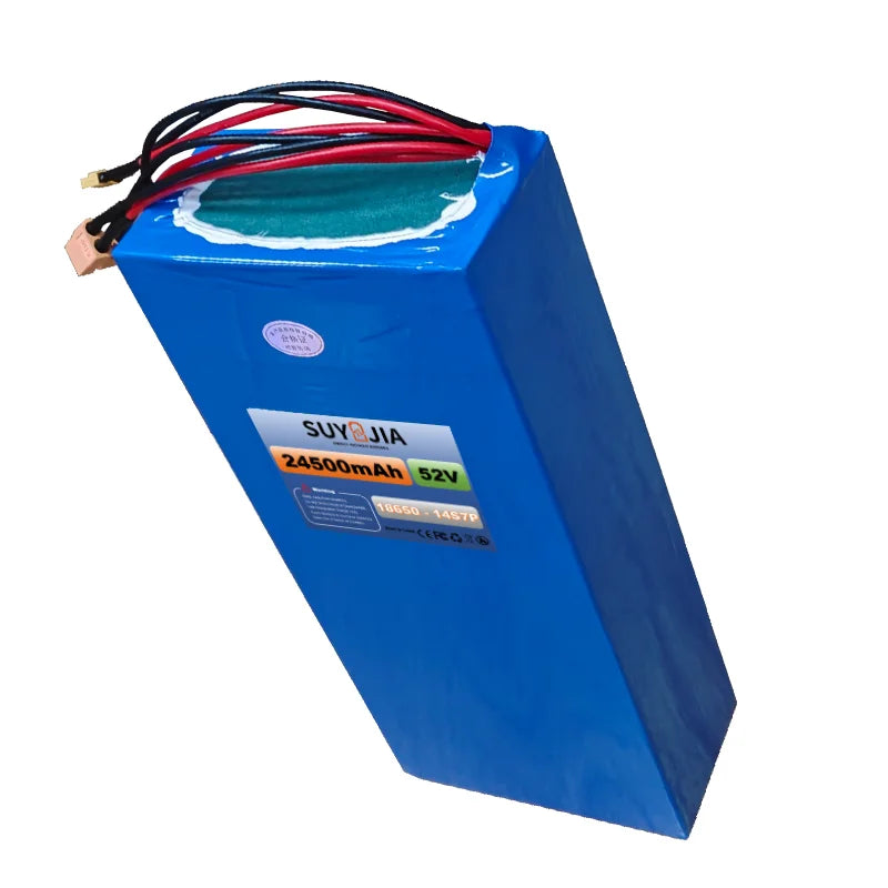 52V 14S7P 24.5Ah 18650 Lithium Battery Pack with Built-in BMS Moped Scooter Battery Suitable for Power-assisted Commuting Tools