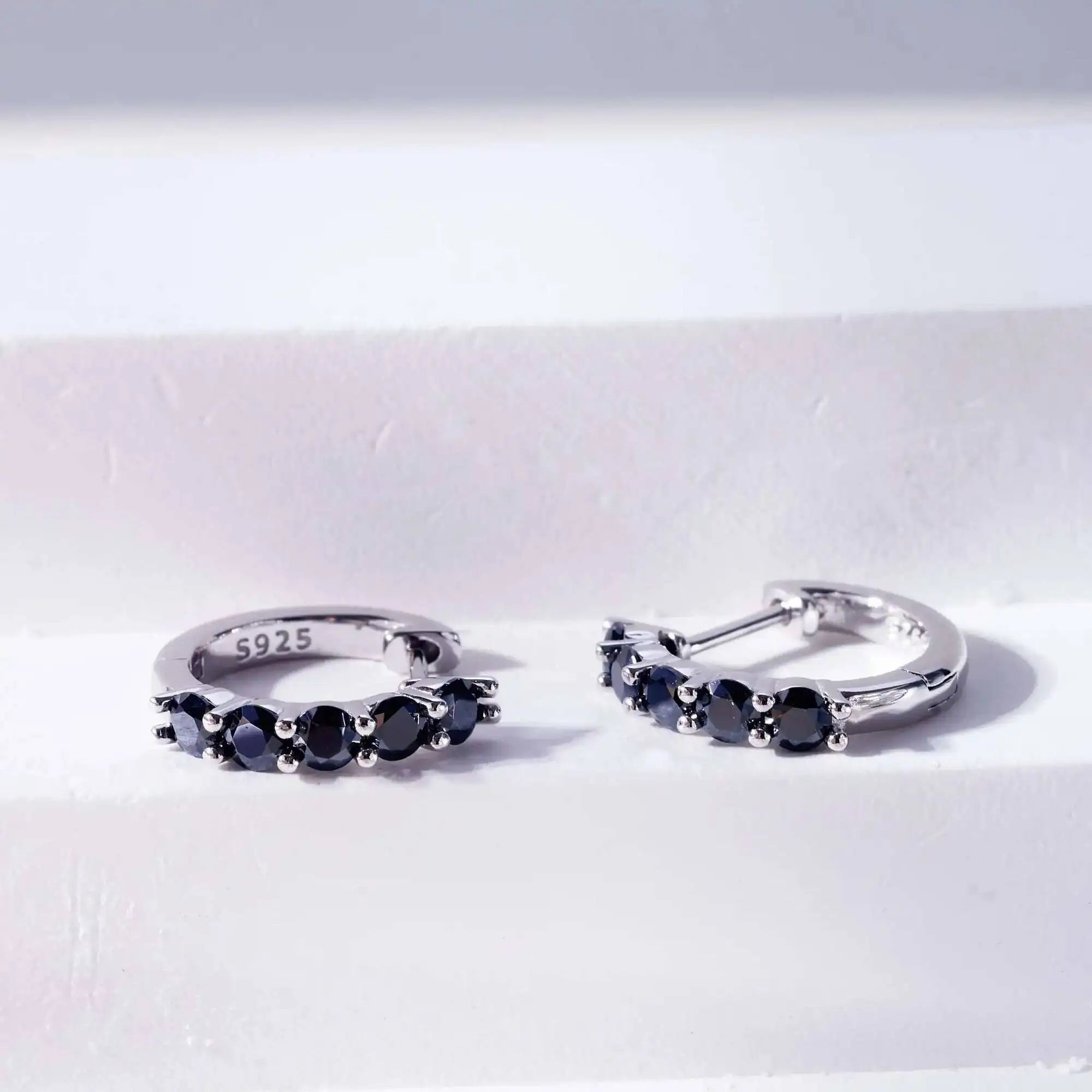 TY 3mm D Color Moissanite Earrings 925 Sterling Sliver Plated White Gold Hoop Earring For Women Wedding Party Fine Jewelry Gift