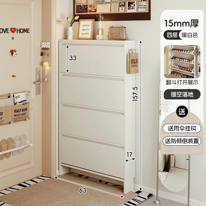 Storage Entrance Shoe Rack Organizer Living Room Hallway Hotel Shoe Rack Modern Wooden Organizador Zapatos Home Furniture