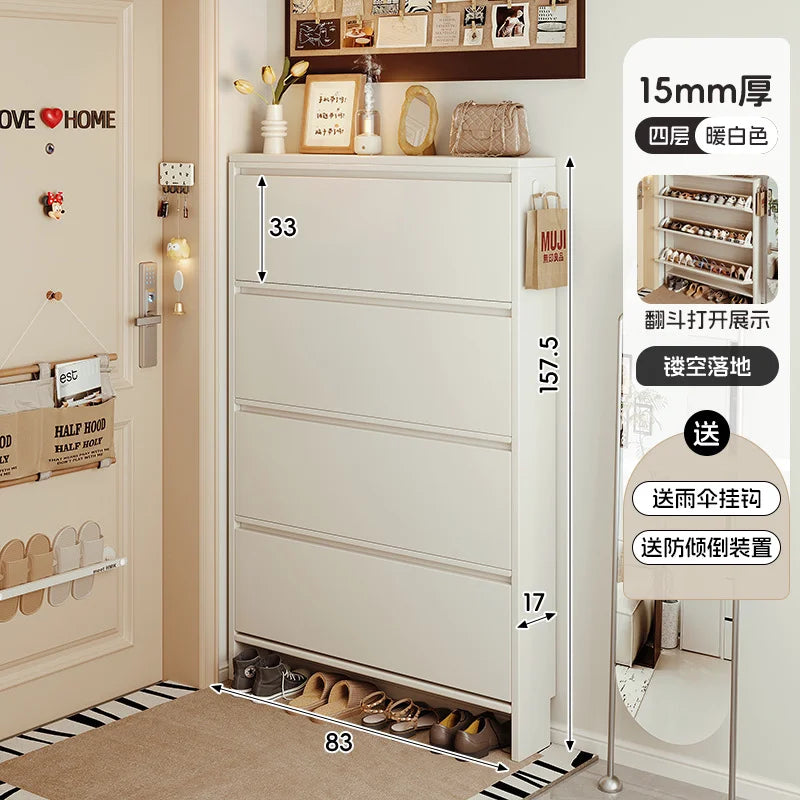 Storage Entrance Shoe Rack Organizer Living Room Hallway Hotel Shoe Rack Modern Wooden Organizador Zapatos Home Furniture