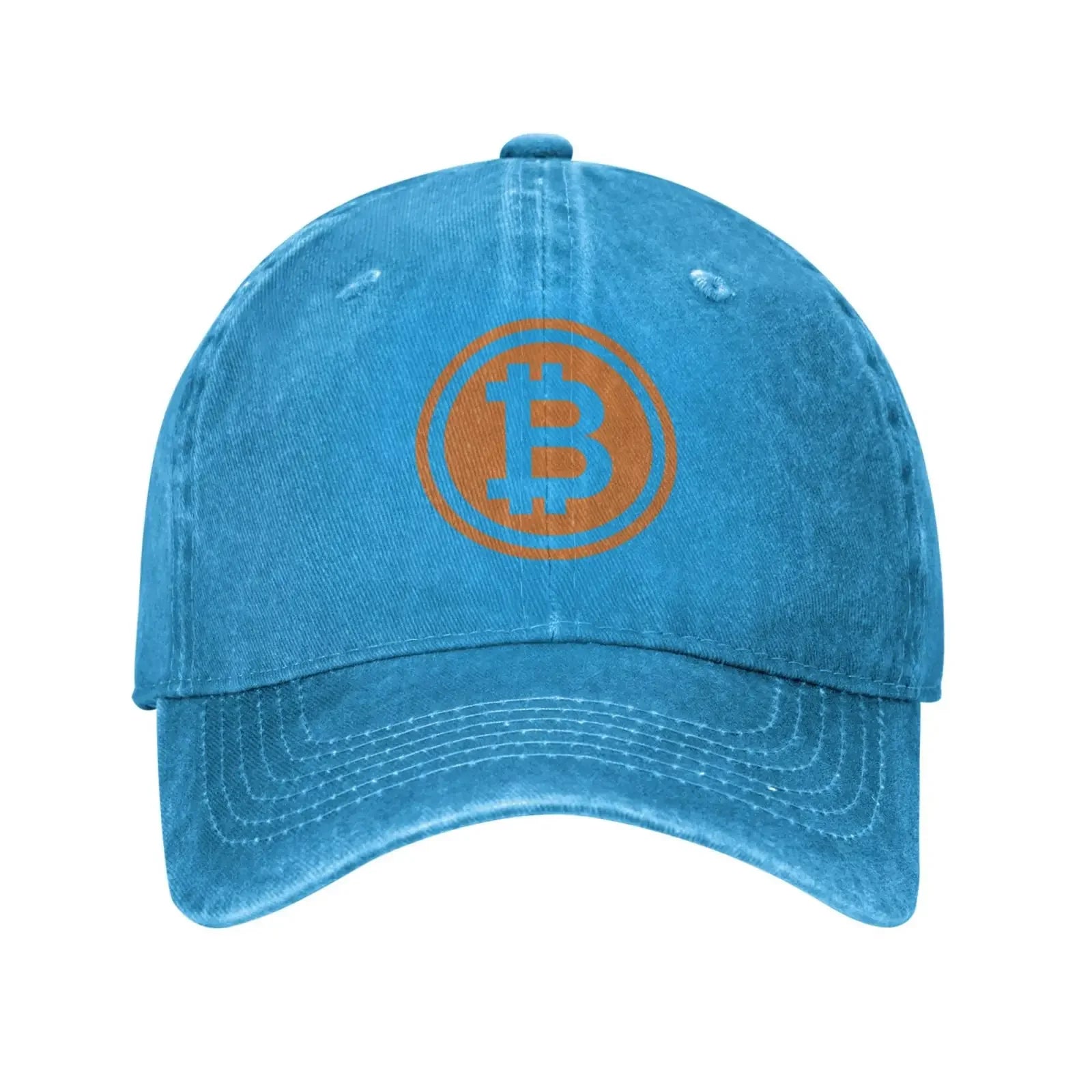 Baseball Cap Men Bitcoin Logo Fashion Caps Hats for Logo Asquette Homme Dad Hat for Men Trucker Cap