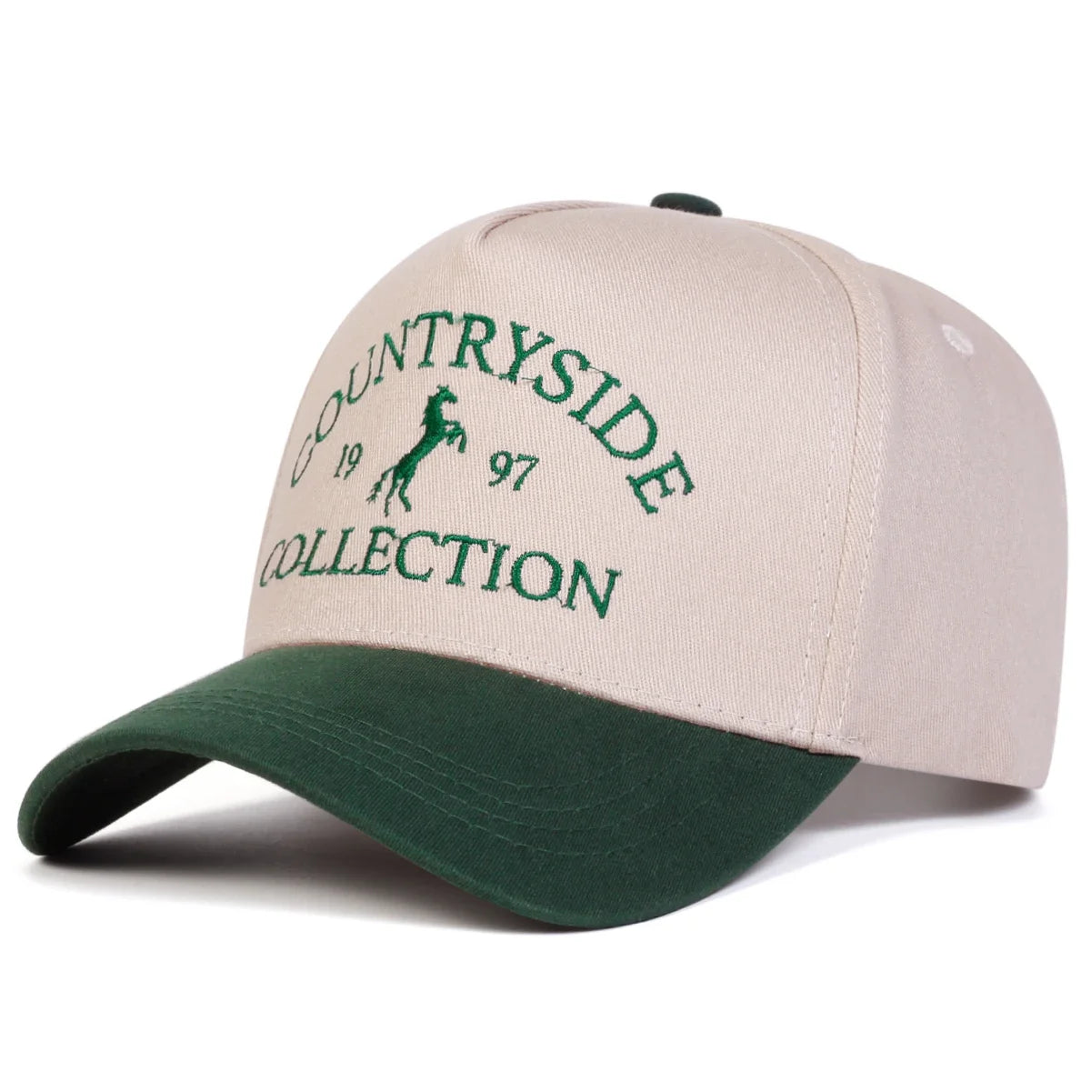 Unisex COUNTRYSIDE COLLECTION 1997 Embroidery Baseball Caps Outdoor Adjustable Spring and Autumn Casual Sunscreen Hat
