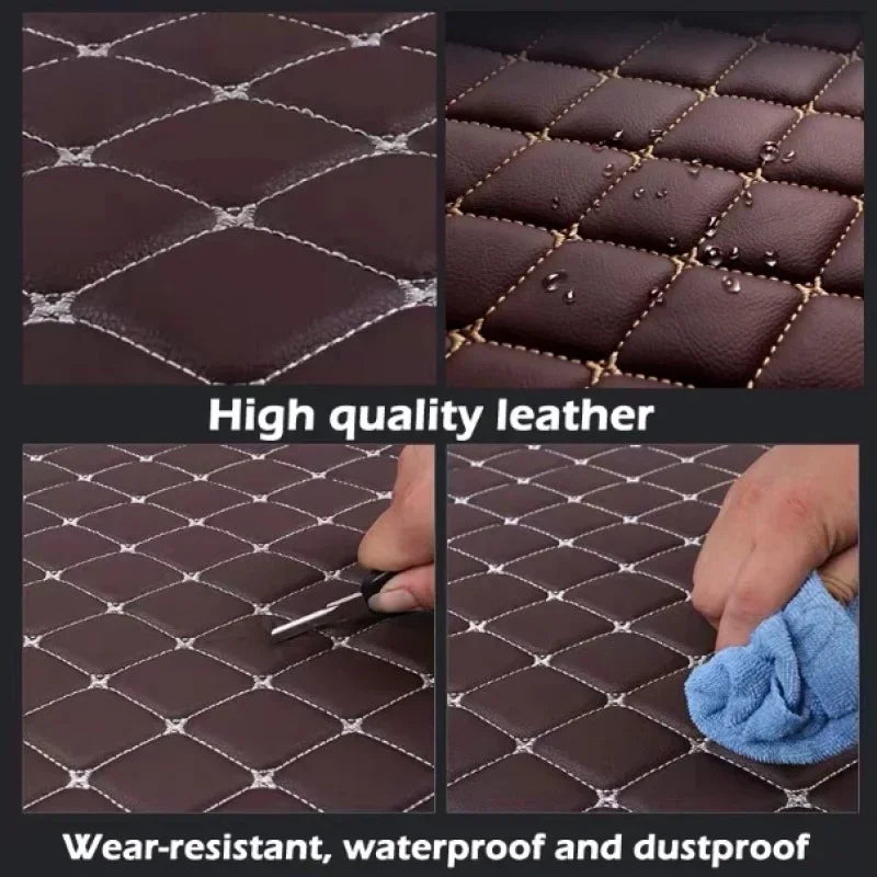 Custom Car Floor Mats For BAIC MOTOR 212 T01 2023-2026 3 PCS All Weather Auto Accessories Foot Leather Carpets Fashion Rugs Pads