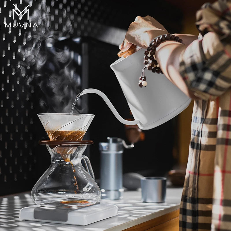 MUVNA Pour Over Coffee Set Coffee Maker Kit，portable Travel Coffee Accessories Tools，coffee Dripper Set for barista Gifts