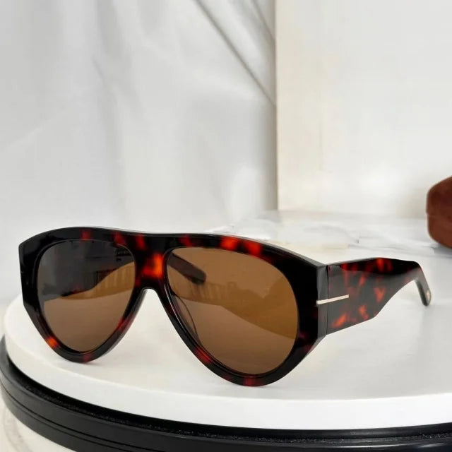 Fashion Large Frame Pilot Sunglasses For Ladies Brand Desinger Men Thick Eyeware Shades Women Oversized Simple SUN GLASSES