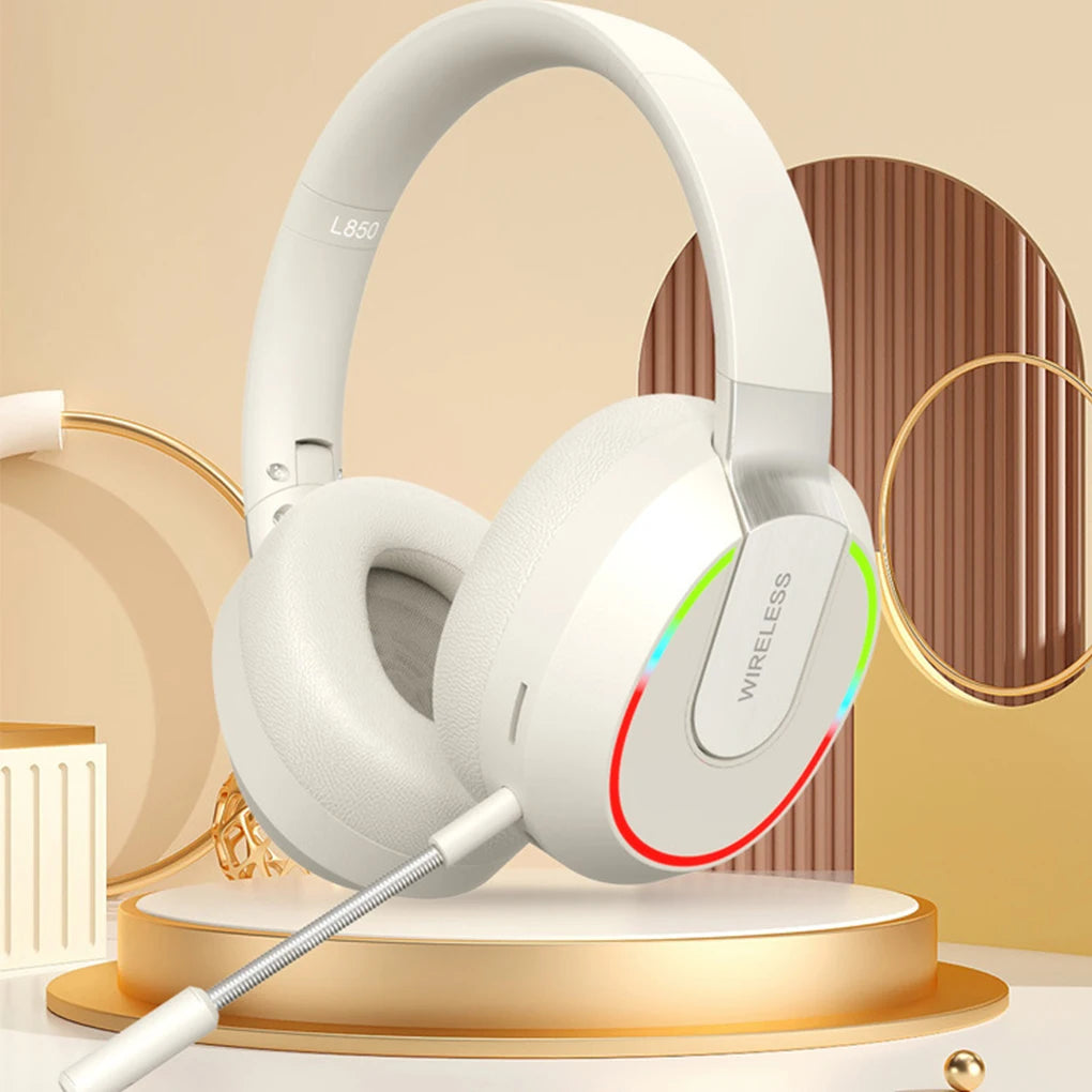 Wireless Headphones Bluetooth 5.1 Earphones Foldable Gaming Headset Sport Headphone with Mic Noise Reduction