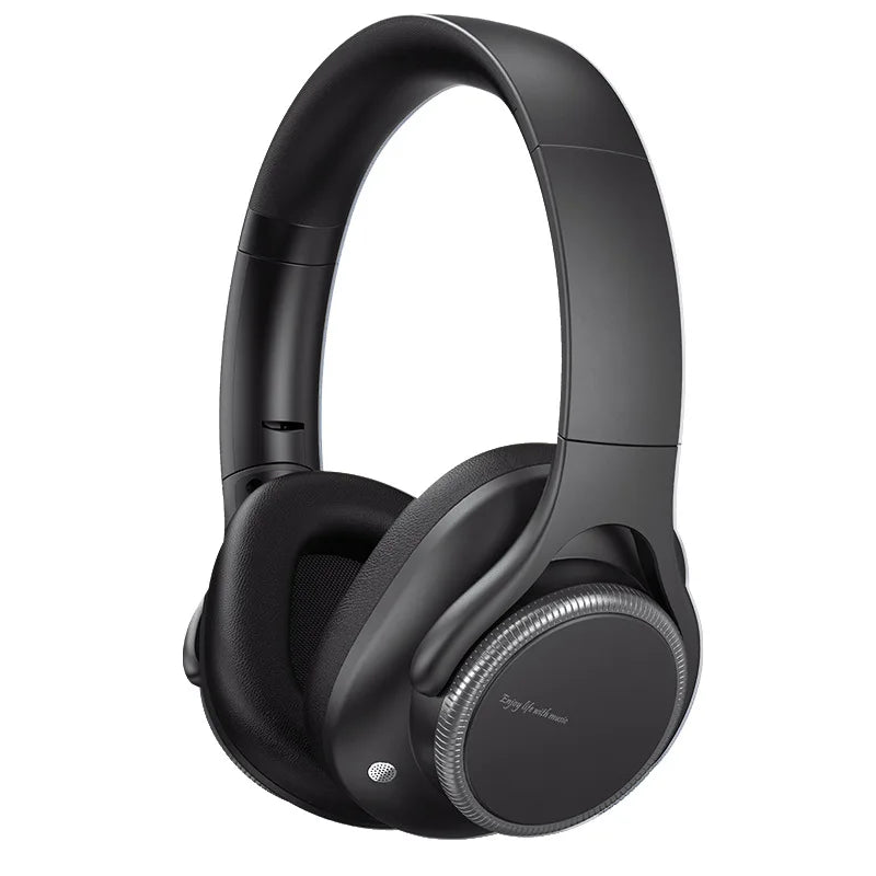Wireless Headphones Bluetooth 6.0 ANC (Active Noise Cancelling) 40mm Drivers 50H Playtime Rotating Volume Dial Over-Ear Audio