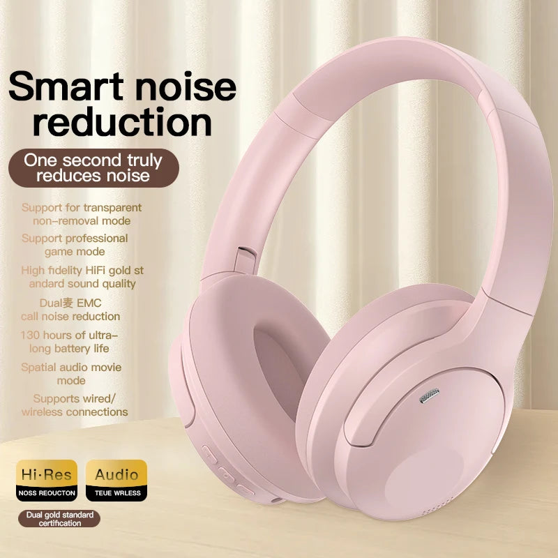 Bluetooth 5.3 Headsets Gaming Headphones Dual Mode Wireless Earphones Foldable Noise Reduction Music Headsets For iPhone Xiaomi