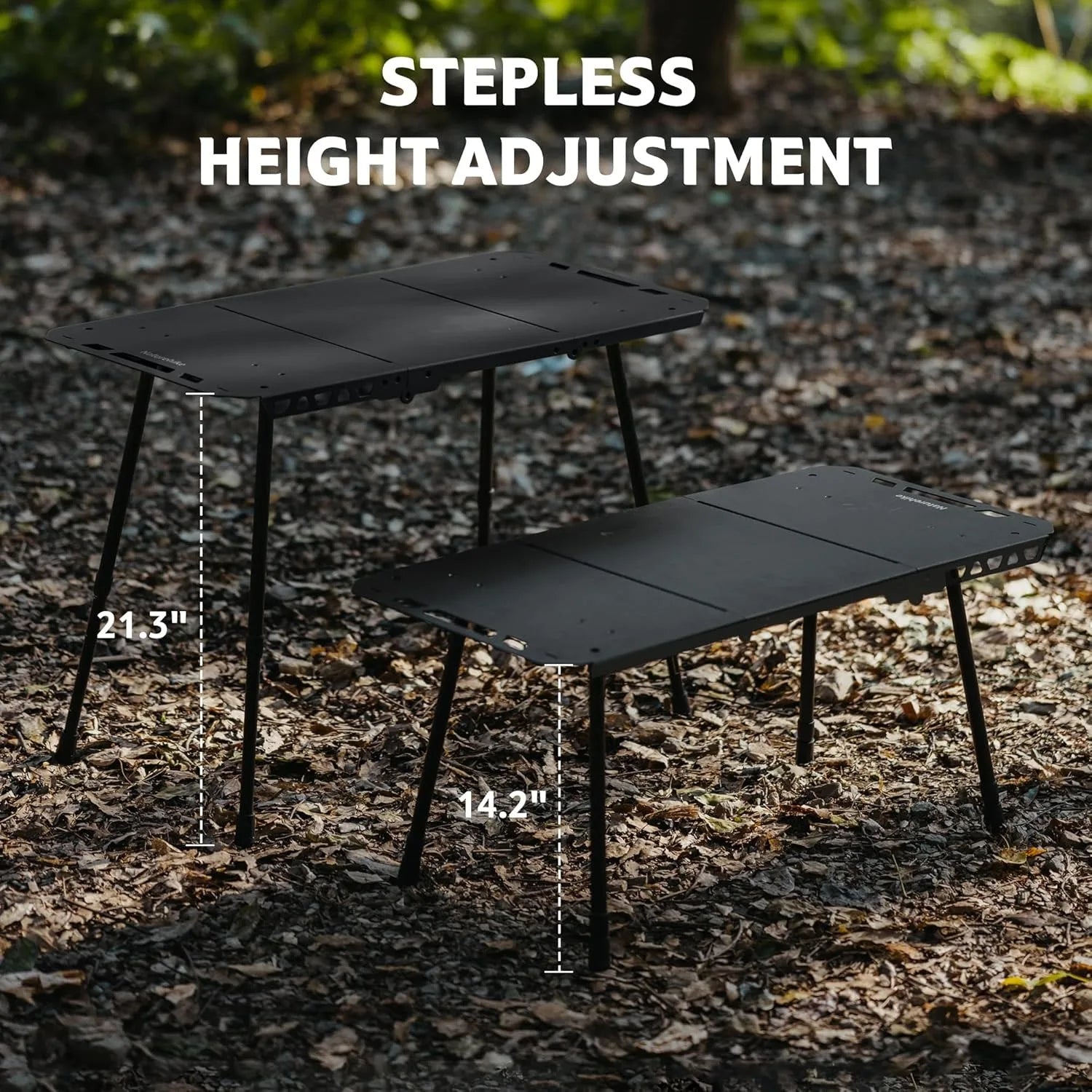 Naturehike H02 IGT Table Camping Multifunctional Tactical Table Height Adjustable Desk Kitchen Folding Table BBQ Picnic
