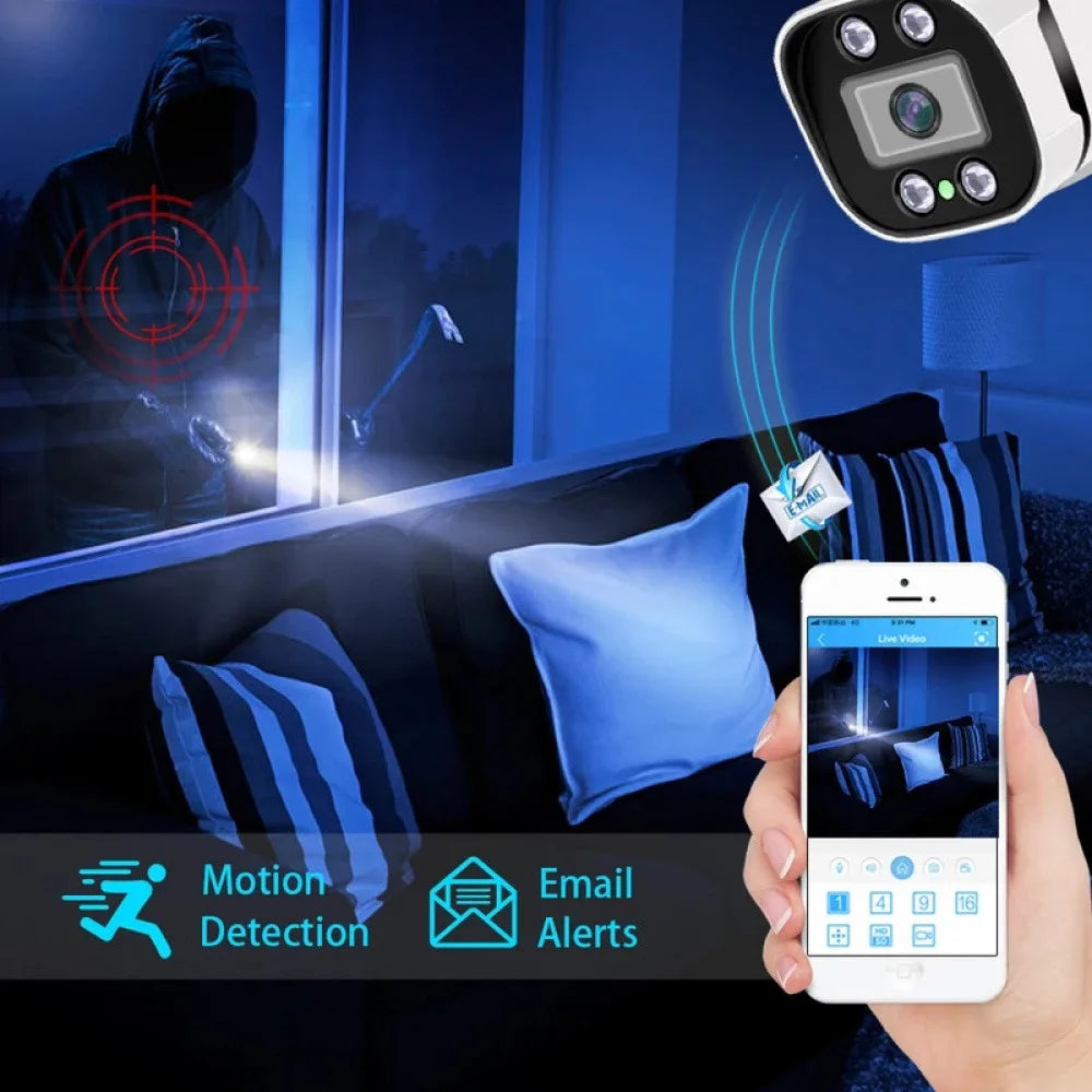 4K Video Surveillance Camera Ip Onvif Audio 12V 4MP/5MP/8MP Night Vision Bullet WaterProof security camera 2026New