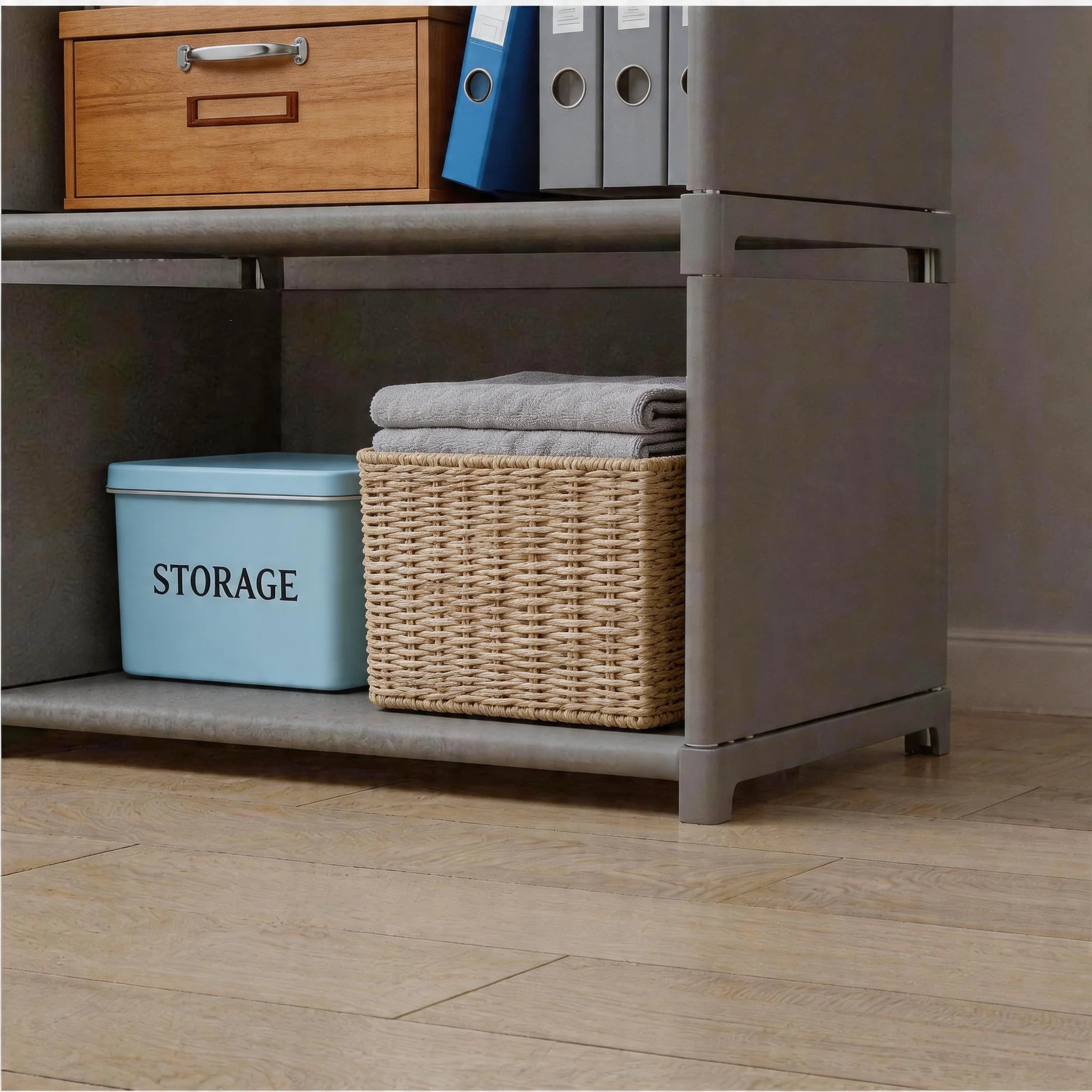 Multi-functional Storage Shelf Easy Assembly Bookshelf Multi-Layer Bookcase Living Room Organizer Rack Sundries Toys Cabinet