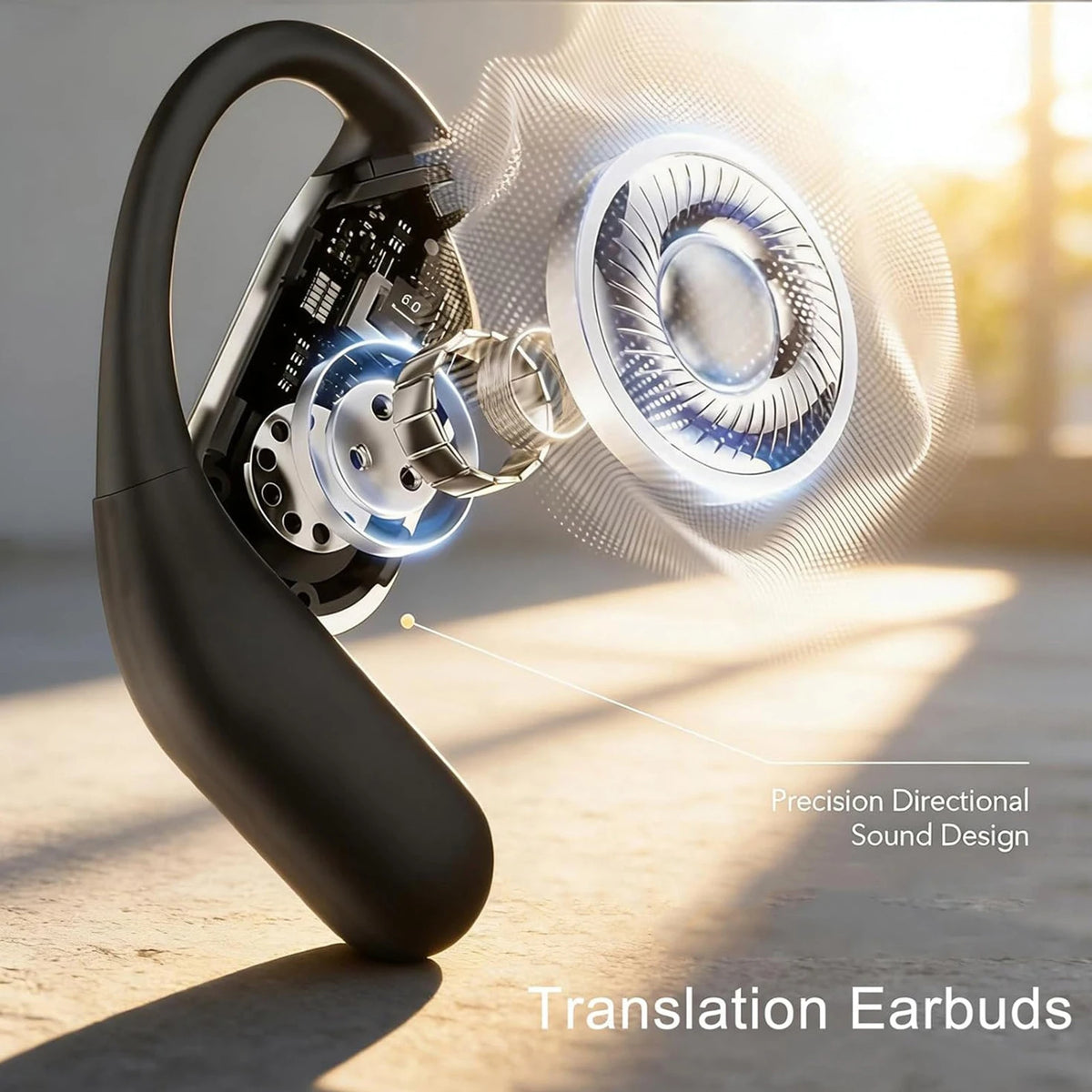Bluetooth Earbuds Dual Fold Bluetooth 6.0 Headphone Waterproofing Sweatproof Noise Canceling Comfortable Earphone for Running Wo