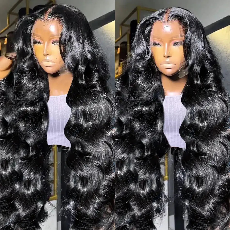 Beliself 13x6 Lace Front Human Hair Wig 250 Density Body Wave Glueless Wig Human Hair 13x6 HD Lace Frontal Wigs for Women