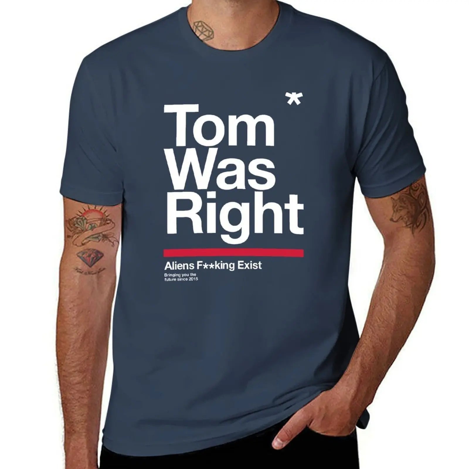 Tom Was Right T-Shirt man t shirt luxury mens graphic t shirts T-Shirt