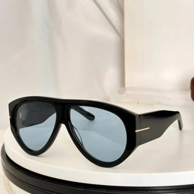 Fashion Large Frame Pilot Sunglasses For Ladies Brand Desinger Men Thick Eyeware Shades Women Oversized Simple SUN GLASSES
