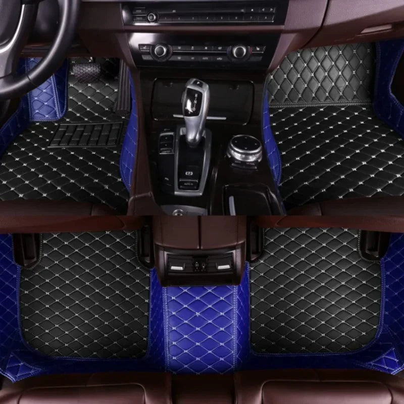 Custom Car Floor Mats For BAIC MOTOR 212 T01 2023-2026 3 PCS All Weather Auto Accessories Foot Leather Carpets Fashion Rugs Pads