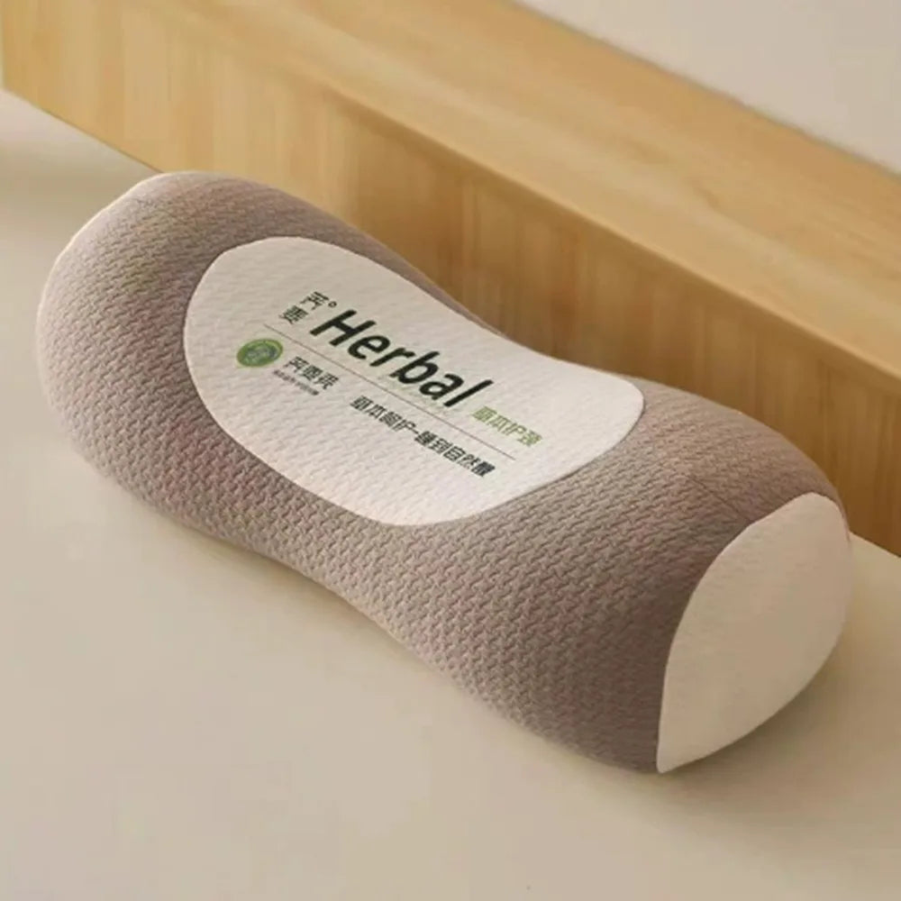 Cylindrical Buckwheat Pillows Anti-arch Help Sleep Spine Pillow Breathable Neck Pain Relief Neck Protection Health Pillow