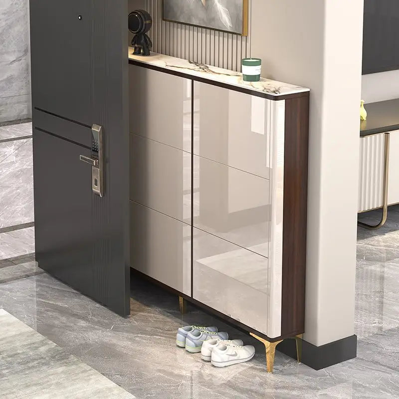 Luxury Ultra-thin Shoe Cabinet Organizer Storage Living Room Display Modern Shoe Shelf Slippers Muebles Shoemakers Furniture