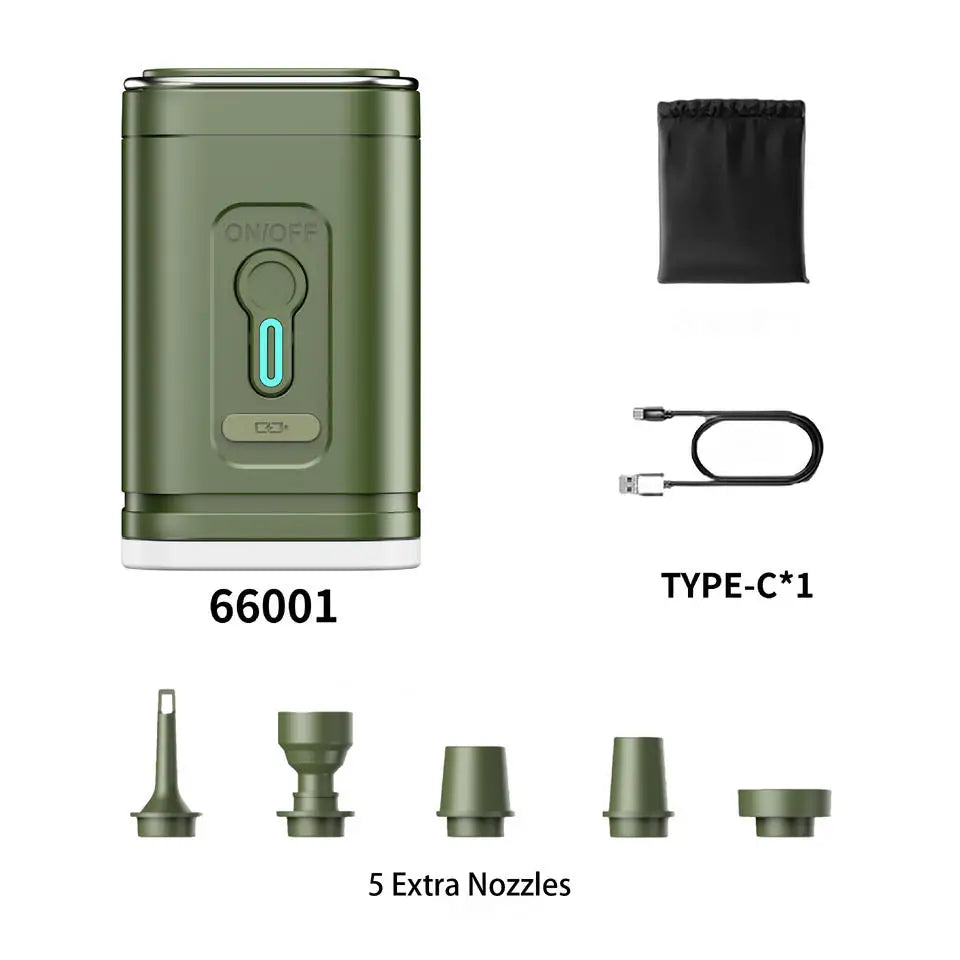 YIJU Wireless Inflation Pump Portable Outdoor Mini Air Compressor Air Cushion Bed Swim ring Multi function Air Pump