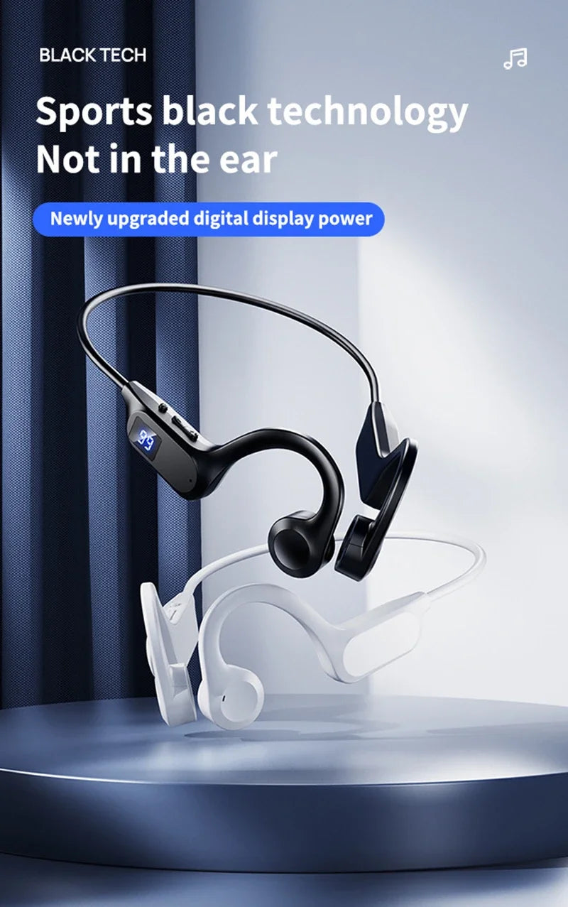 X7 Bone Conduction Wireless Earphone Sport Swimming Bluetooth Compatible Headphone Hand-free With Mic For Running Earbuds