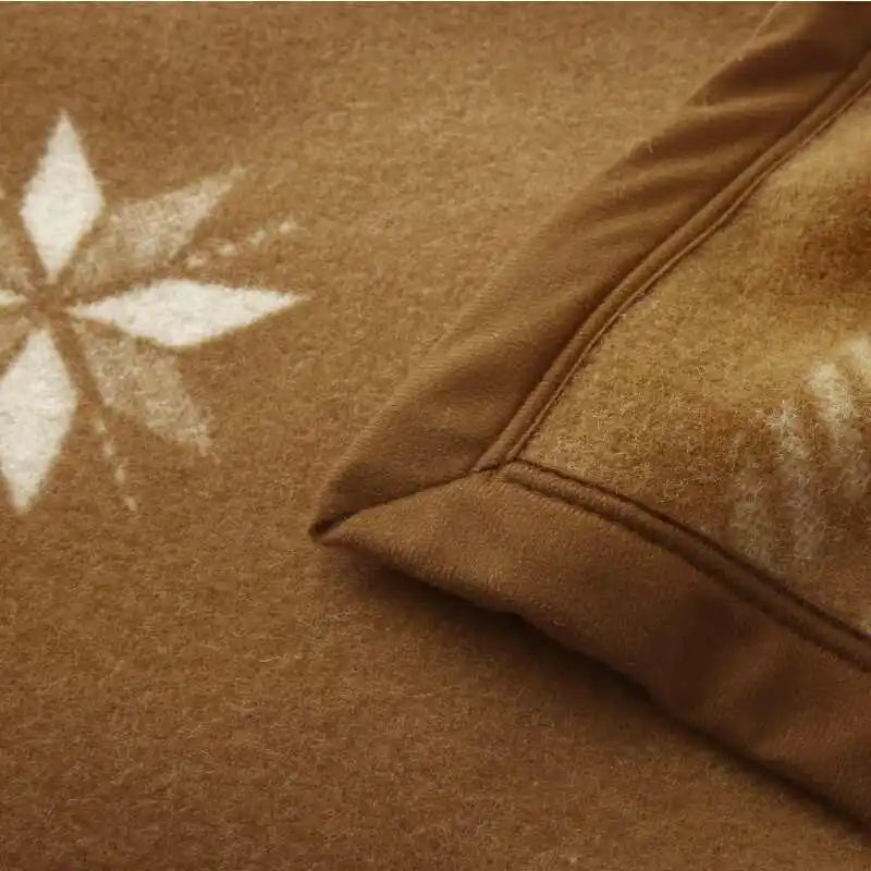 100% Wool Blanket 70% Cashmere 30% Wool Blankets Thicken Double Warm Comforter Camping Dormitory Sofa Hotel Bedding 1.5/1.8*2m